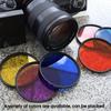 JSR מצלמת DSLR פילטר צבע עגול פילטרים דיגיטליים למצלמה