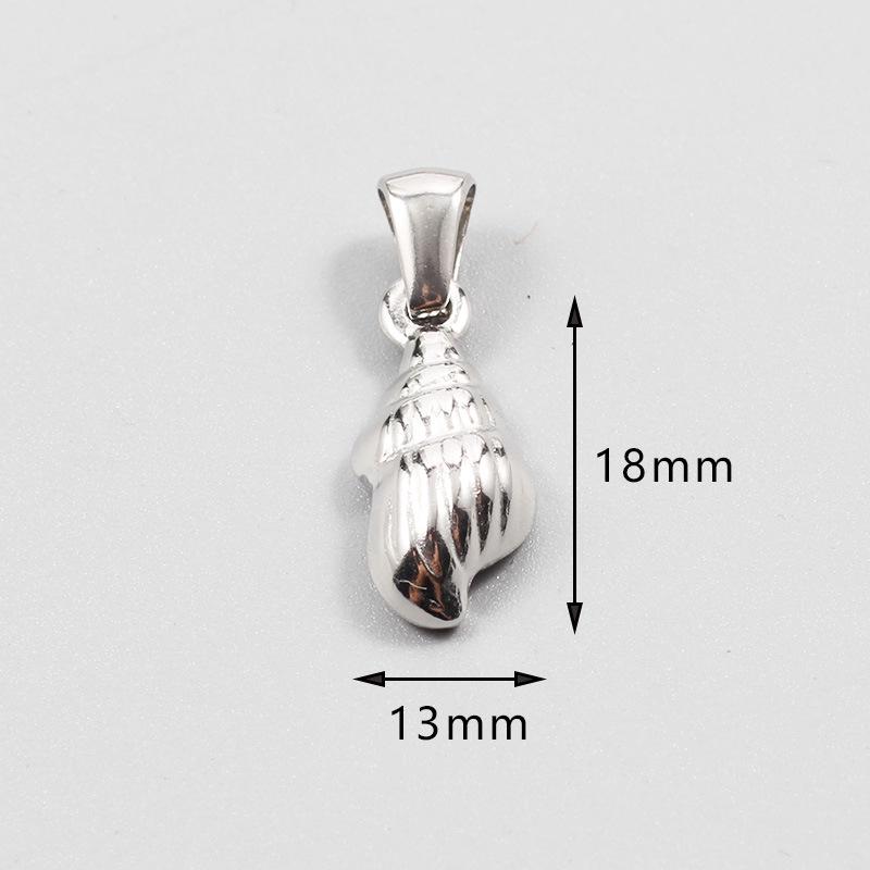 Retro Titanium Steel Cross Necklace Pendant - Stainless Steel DIY Jewelry Accessory, Fade-Resistant