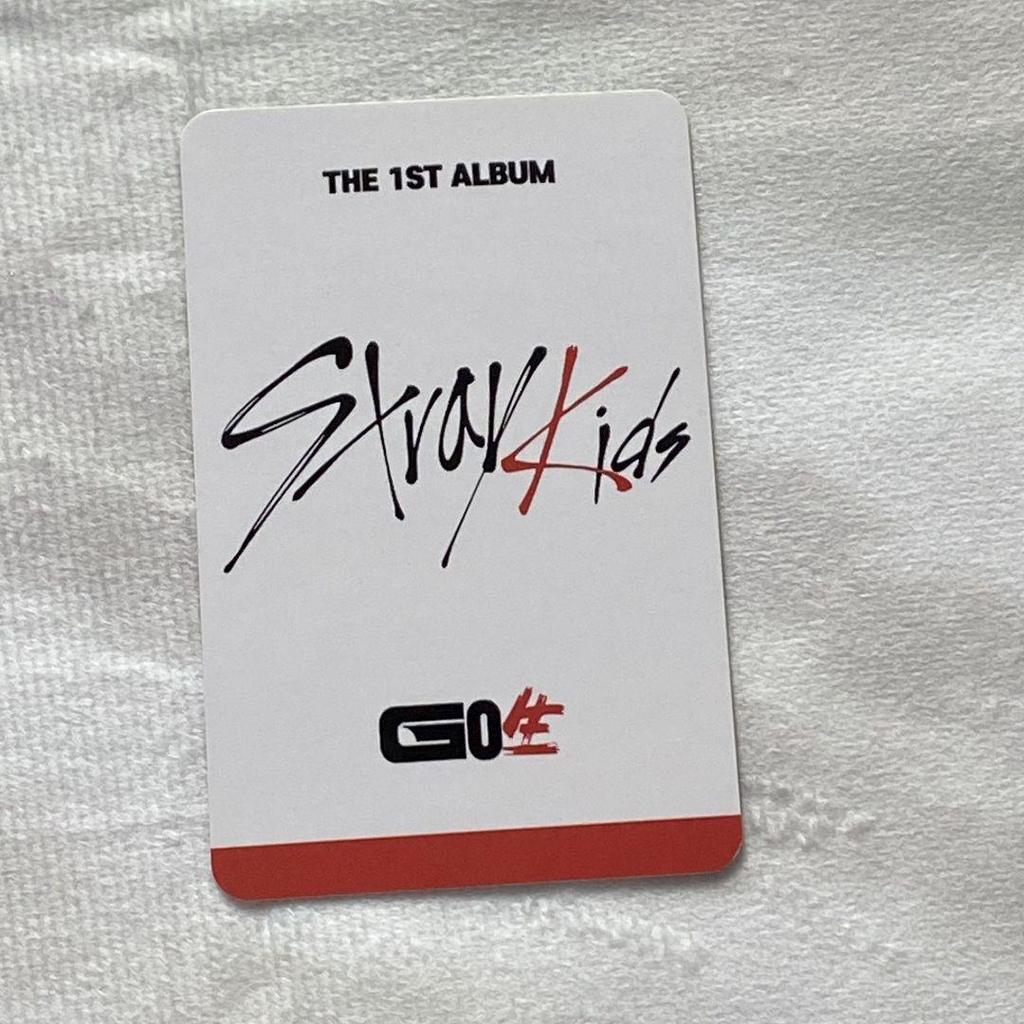 [USED] Stray Kids Bang Chan GO Live SUBK Bonus Trading Card