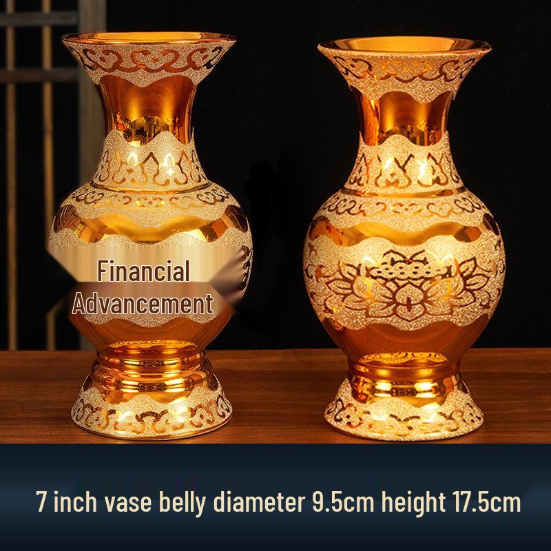 Buddhist Household Ceramic Offering Set: Incense Burner, Water Cup, Fruit Plate, Vase