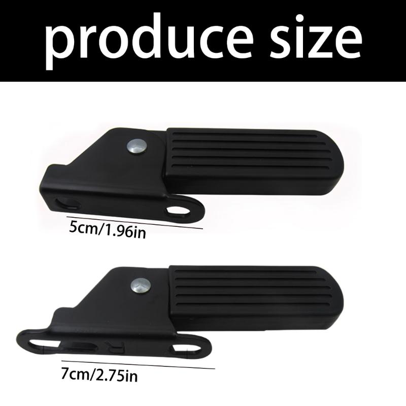 Foldable Electric Bike Pedals Space Saving Electric Moped Front Pedals For Electric Bike Accessories Easy Installation
