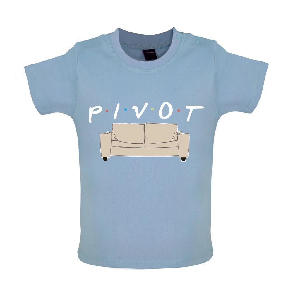 Pivot Sofa - Kids T-Shirt Tees Top - Friends Ross TV Chandler Rachel Parody 160