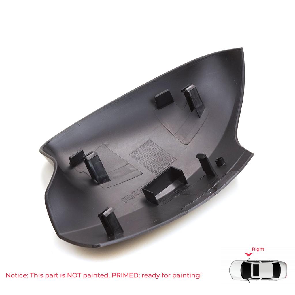 ESC Autoteile ESP1102-2 Seitenrückspiegelschale fürs Auto, Schädelkappe, Abdeckung rechts 963741273R für Renault Symbol 3