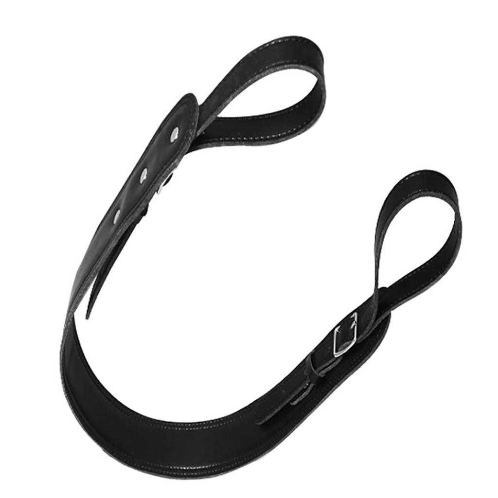 Adjustable Length PU Leather Single Shoulder Arm Strap for Tuba Musical Instrument Accessory