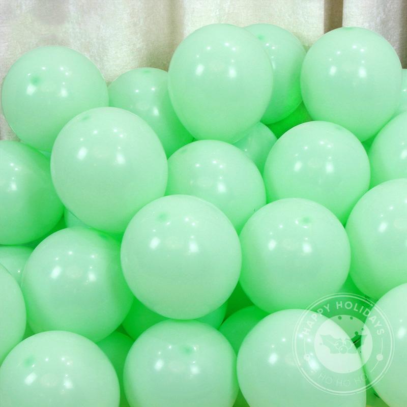50pcs Mixed Colors Macaron Balloons Pastel Rainbow Balloons 10inch Macaron Balloons DIY Multi Color Balloons Party Decorations 10inch 50pcs зелёный