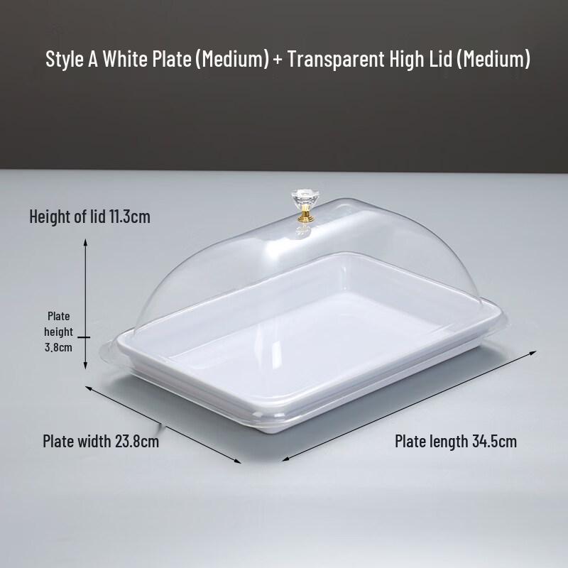 Jingbaodi Commercial Melamine Display Tray with Lid