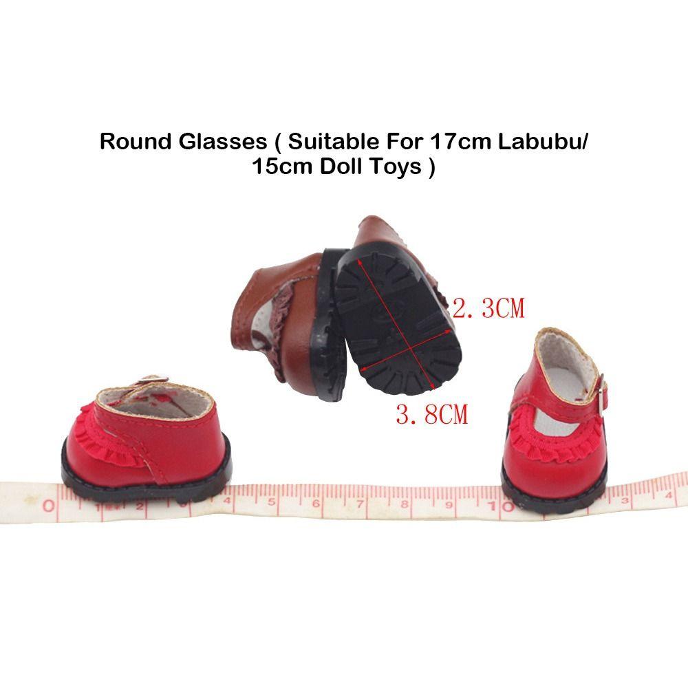 15cm 17cm Doll Shoes 3.8*2.3cm for V1 V2 Doll Clothing Shoe Accessories