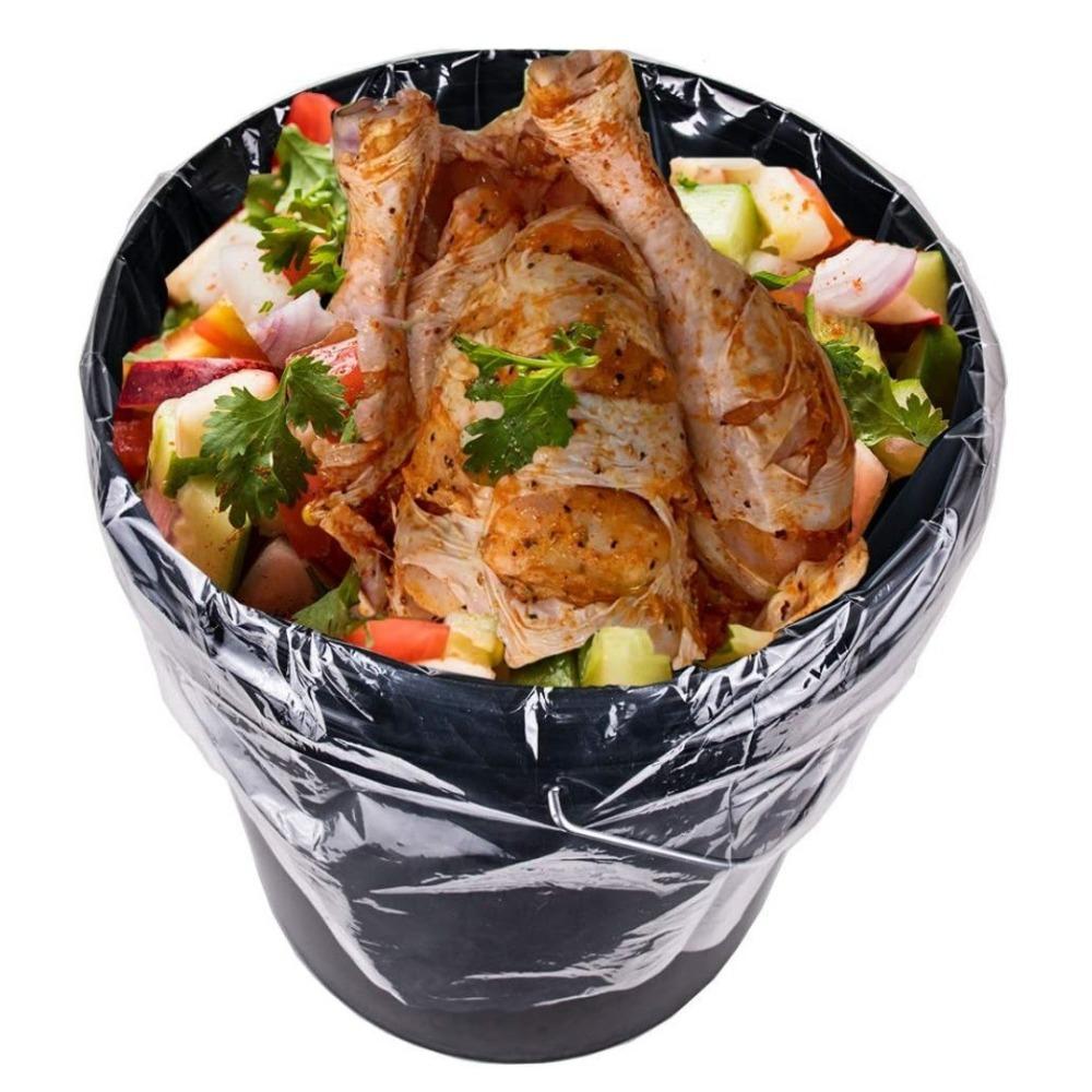 

3Pcs Flat Bottom Pail Liners Turkey Bags Reusable Brine Bags New Leak Proof Bags for Turkey Thinness--3PCS