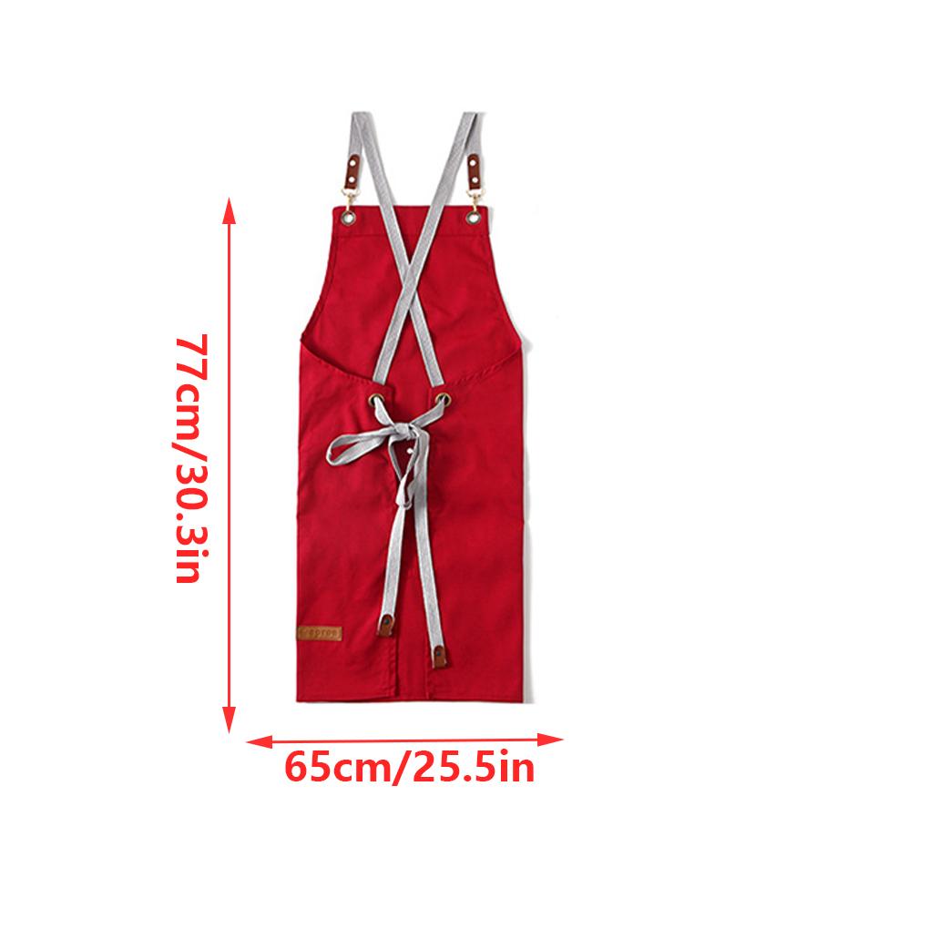 Grembiuli in tela per uomo, grembiule multicolore da uomo con tasche anteriori, regolabile, per la casa, protezione per grigliate e ristoranti