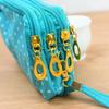 1 Pc Multifunction Purse Coin Phone Bag Case Polka Dot Printing Multilayer Zipper Clouser Women Hand Bag