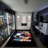 1PC Custom Name Soccer Birthday Celebration Theme Floor Mat Ideal for Living Room, Game Rooms, Office, Bedroom,Floor Mat Playful Design