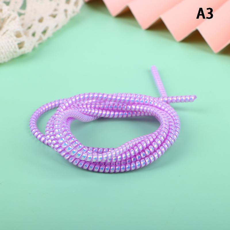 1.6M Color Cable Intertwine Rope Spiral Cable Protector Universal Charging Cable Cover Sleeve Saver Anti-Fracture Management