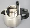 dretec Electric Kettle, Stainless Steel "Assam" Black, 1.0L, PO-110BK