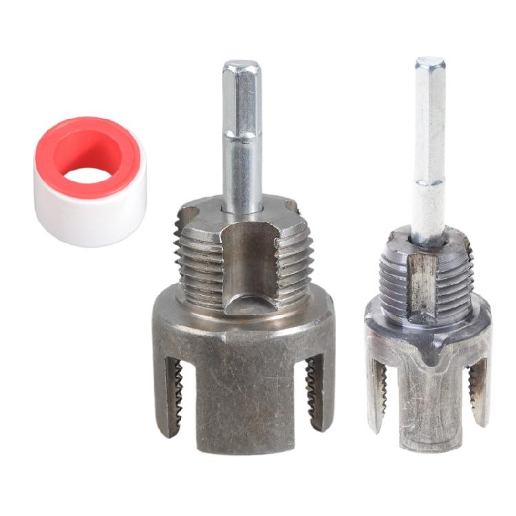 Electric Drill PVC Pipe Threader Kit PVC Thread Maker Tool for Electric Drill PVC Pipe Threader Internal Thread Opener