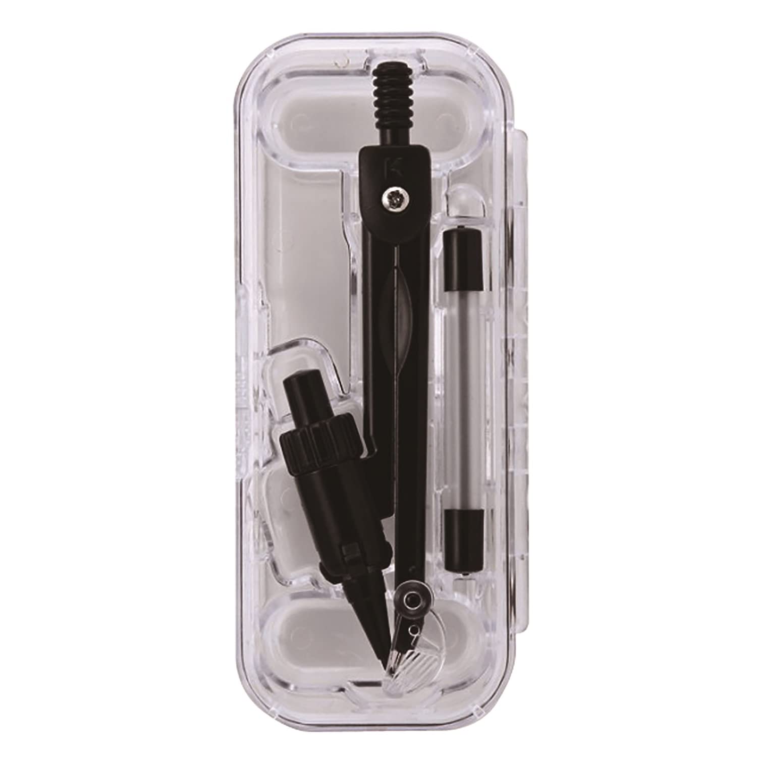Kutsuwa CP229 Compass with Mechanical Black Pencil, чёрный