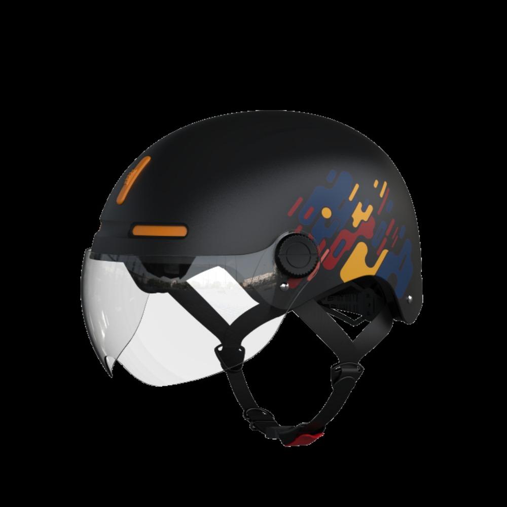 

Шлем для электромобиля Летний Легкий Дышащий Женский Мотоциклетный Аккумуляторный Автомобиль Четыре Сезона Универсальный Безопасный Полушлем Мужской Single Mirror