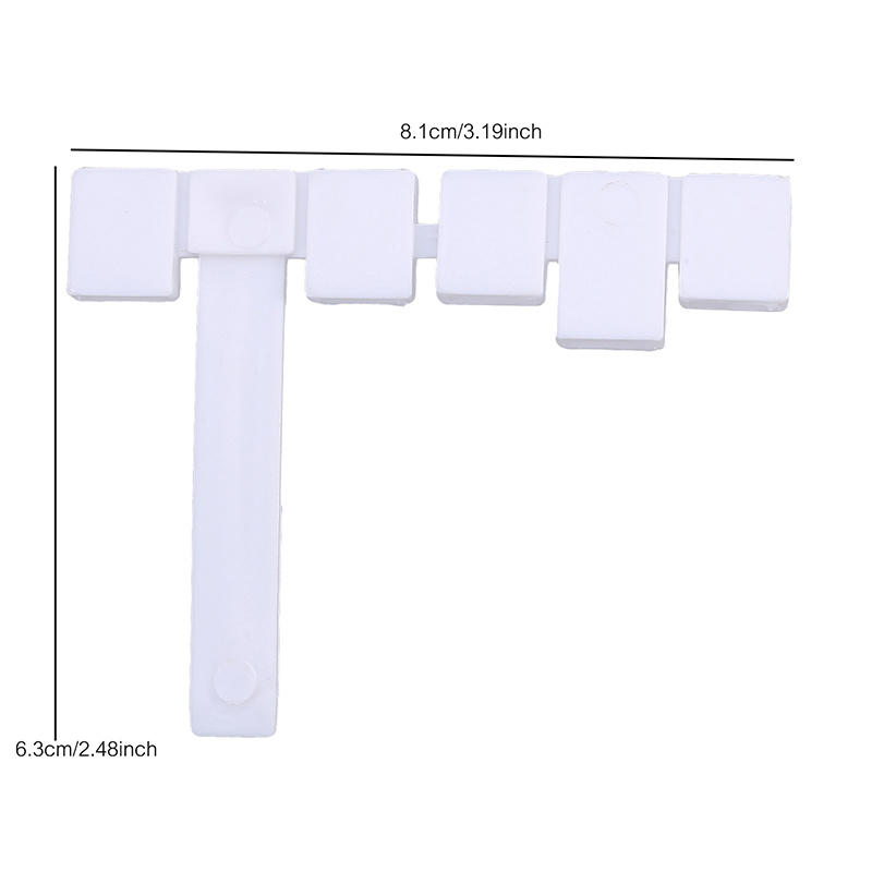 10pcs Accessoires de Cloison de Tiroir DIY Combinaison Séparateur Croisé Boucle d'Extension Clip de Fixation Chaussette Maquillage Organisateur de Meuble