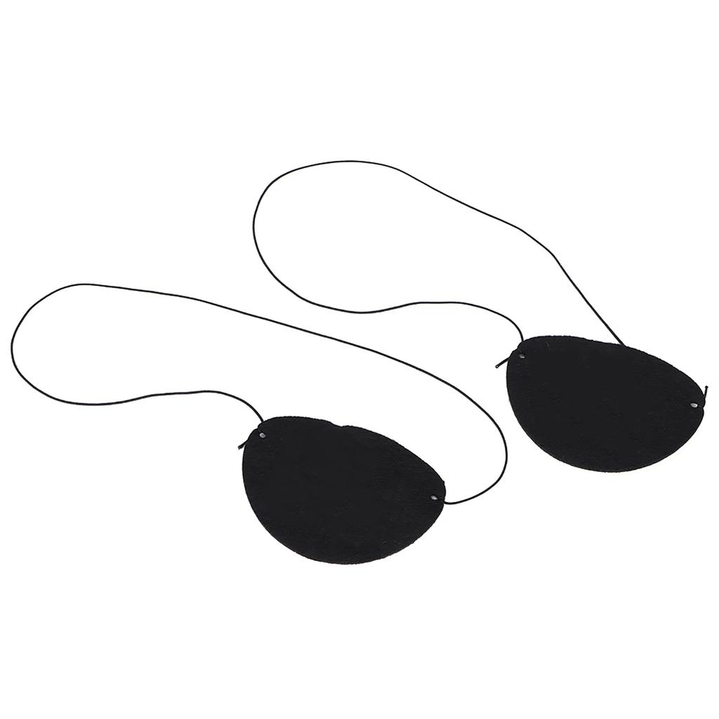 10PCS/Bag Halloween Pirate Eye Patch Costumes Skull Eyeshade Cover Mask Pirates Party Supplies