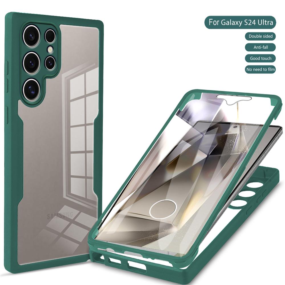 360° Full Cover Shockproof Case For Samsung Galaxy S24 S23 S22 S21 Plus Ultra Shockproof Cover For Samsung Galaxy S23 S21 S24 FE