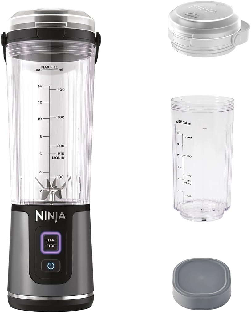 

Ninja Blast cordless mixer BC151JBK set with additional bottle x (black white)