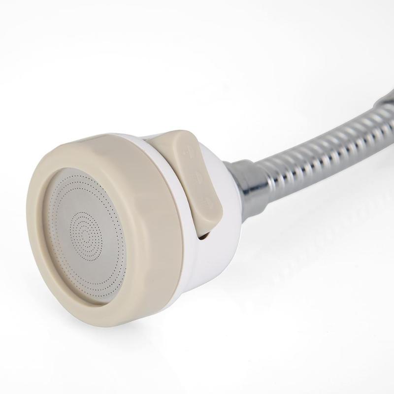 Rociador de grifo Flexible ajustable de acero inoxidable 360, rociador de filtro de grifo giratorio, grifo de agua, boquilla extensora de grifo de ducha