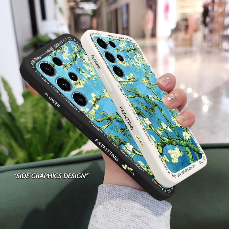 Äste Stretch Handyhülle Für Samsung Galaxy S25 FE S24 S23 S22 S21 S20 S10 S10E Ultra Plus Note 20 Ultra 10 9 Plus Hülle