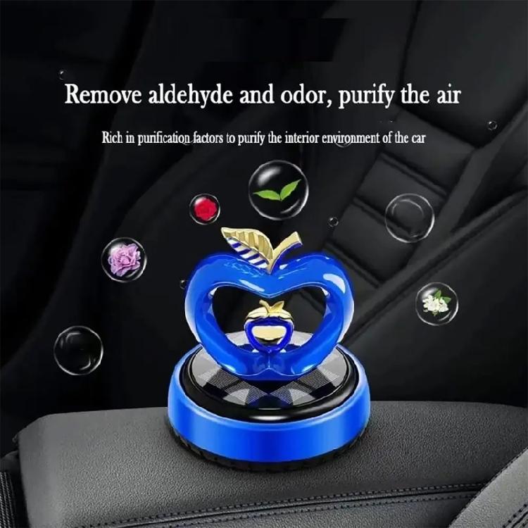 Decoraciones Solares para Salpicadero de Coche Diseños de Corazón Ambientador Solar para Coche con Aroma a Flor de Larga Duración para Vehículos