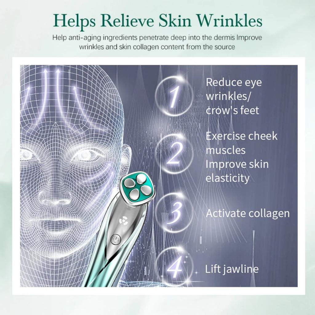 Eye Massage Device Skin Firming Removing Wrinkles and Fine Lines Anti Aging Micro Current Beauty Instrument