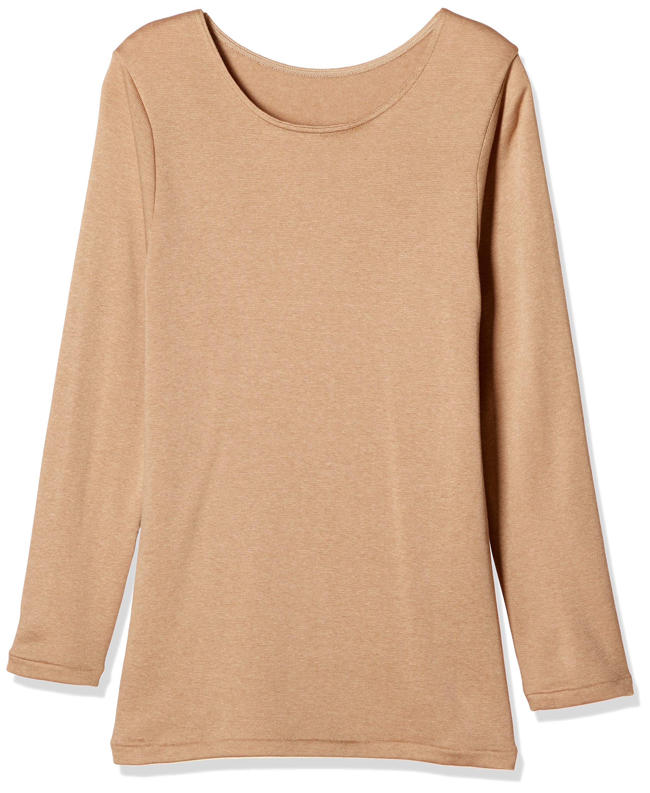 

Inner Warm innerwear that stretches well and fits your narrow neck EL6820 DR LL [Wing/Wacoal] Tops, body, 3/4 sleeves, [Rakunobi Thermo] Women s