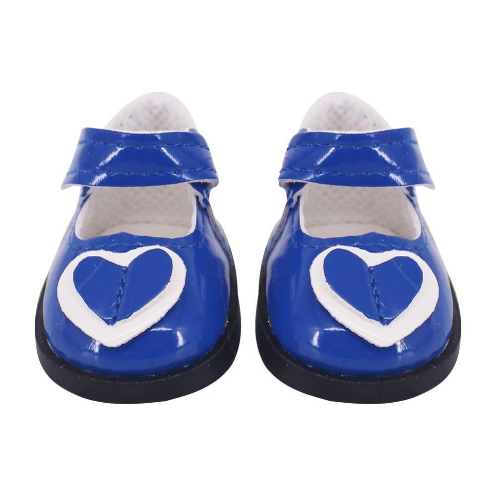 5CM Mini Doll Leather Boots PU Leather Butterfly Princess Shoes 20cm Cotton Doll Shoe  Body Dolls