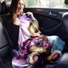 1pc Bear Printing Lightweight Flannel Blanket, Comfortable and Warm Blanket, for Camping Sofa Bed and Couch Office, in All Seasons