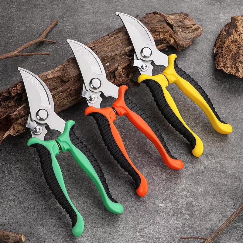 Pruner Garden Scissors Professional Sharp Bypass Pruning Shears Tree Trimmers Secateurs Hand Clippers For Garden Beak Scissors