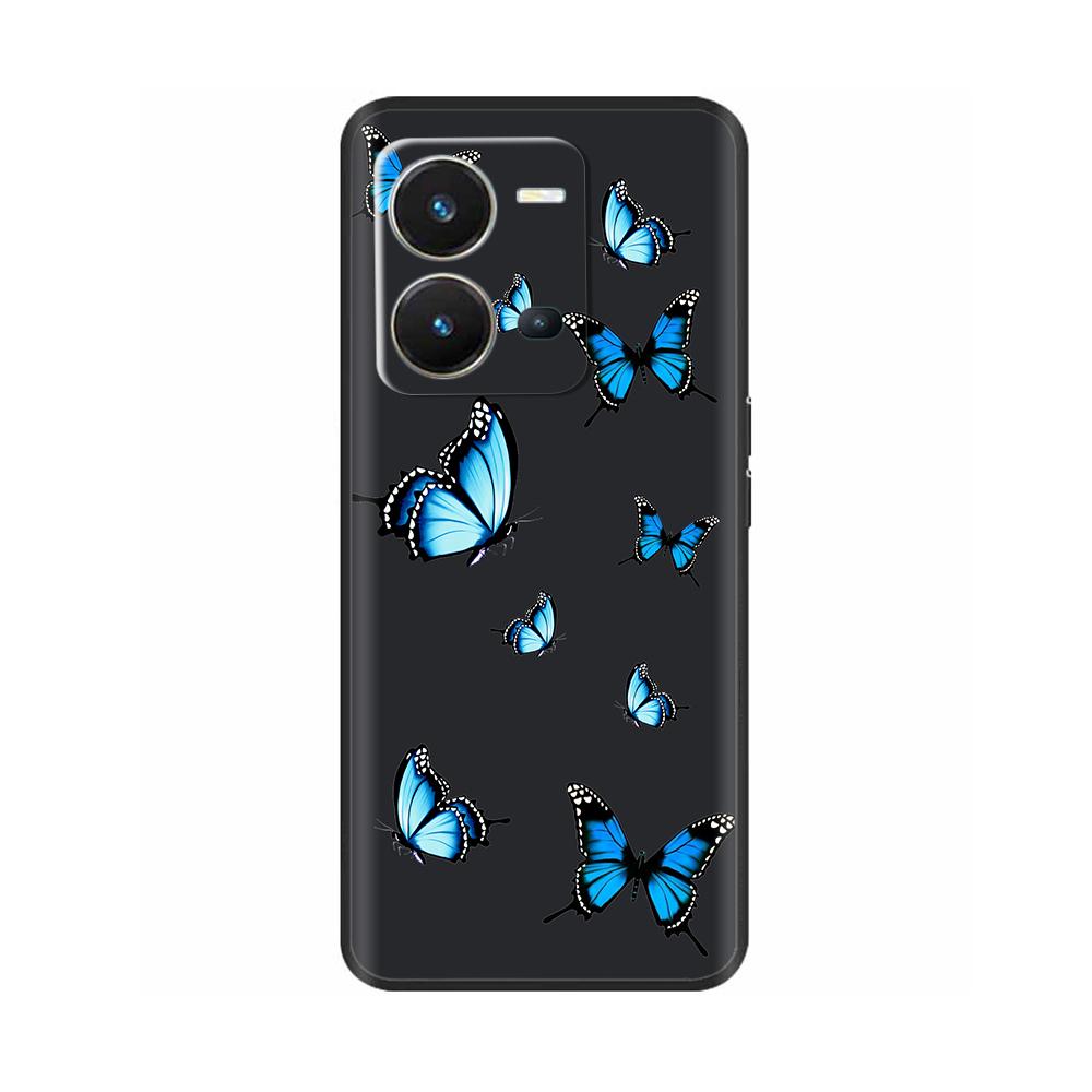 For Vivo V25 / V25 Pro 5G Case Soft Silicone Phone Back Cover For Vivo V25 V 25 VivoV25 Pro 5G V25E 4G Protective Shell Bumper