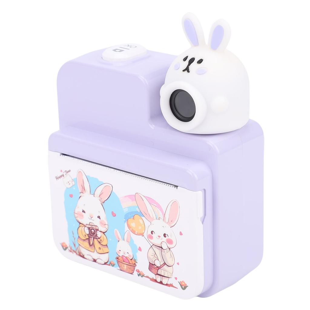 Print Camera 3 Inch Color Screen 32MP 1080P HD Print Digital Camera with 3 Rolls Print Paper for Present