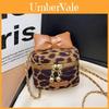 Trendy Leopard Print Stylish Crossbody Bag For Kids With Chic Bow Design