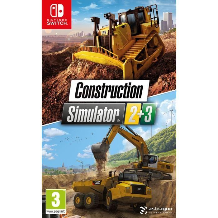 Jeu de simulation - JUST FOR GAMES - Construction Simulator 2+3 - Nintendo Switch - Cartouche - 1 joueur
