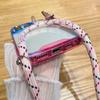 Crossbody Lanyard Gradient Clear Acrylic Case For Iphone 14 13 12 11 Pro Max Soft Tpu Edges Cover With Rope Strap Shell
