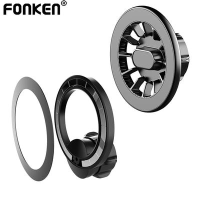 FONKEN Soporte magnético para teléfono con panel de soporte de bola redonda de 17 mm para coche, accesorios para salida de aire
