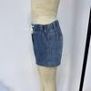 Elastic Waist Drawstring Women's Denim Shorts - Trendy European and American Style