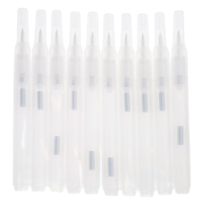

10Pcs Empty Paint Pen Soft Brush Tip Clear Pen Rod Refillable Empty Acrylic Marker for Sketching Art Drawing Coloring 1