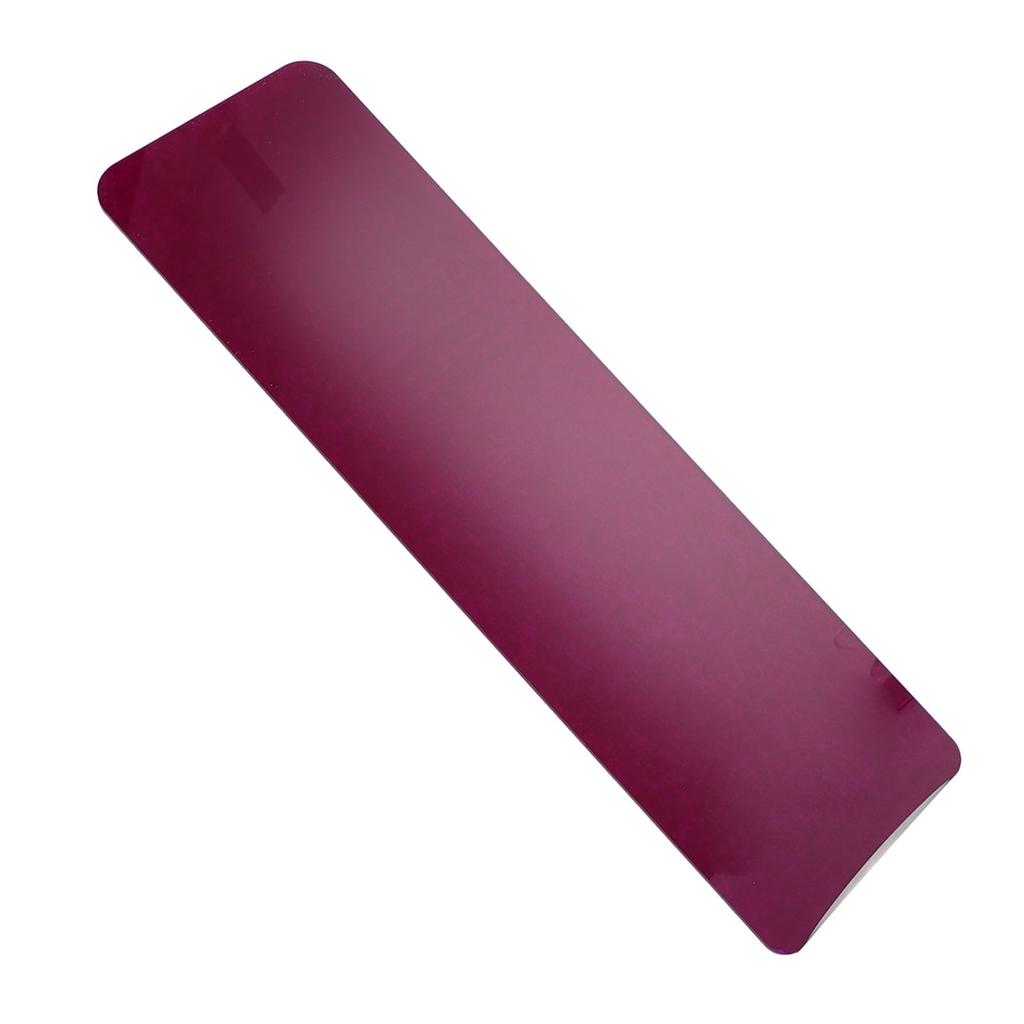 Hair Highlighting Board Purple Transparent Acrylic Dye Paddle for Long Hair Coloring Bleaching Dyein