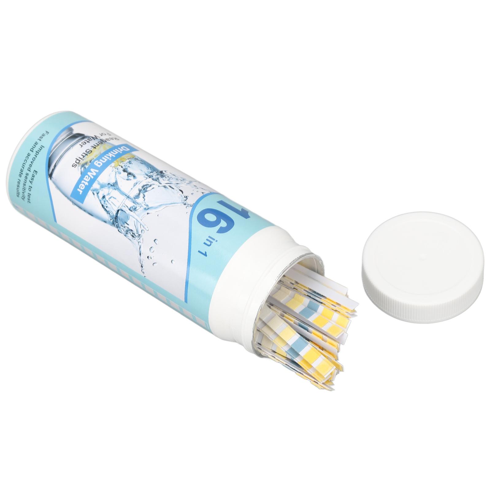 

100 шт. тест-полосок для воды 16 в 1 набор для тестирования качества питьевой воды PH для бассейна в аквариуме