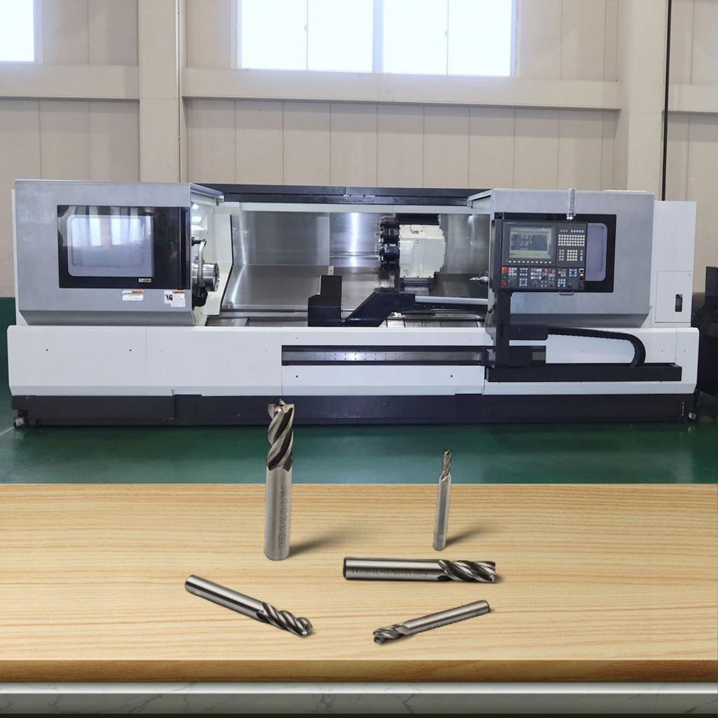 4 Flutes End Mill 5 Pcs/set Carbide Drill High Speed Steel