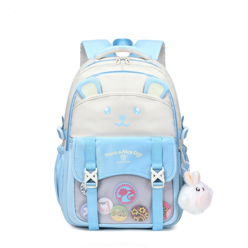 New Cute Cartoon Large-capacity Primary School 3-9 Grades Schoolbag Women's Pain Bag Fashionable Backpack