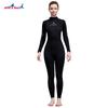 DIVESAIL3MM Wetsuit Women's One-piece Long-sleeved Cold-proof Warm-proof Snorkeling Surfing Jellyfish Suit
