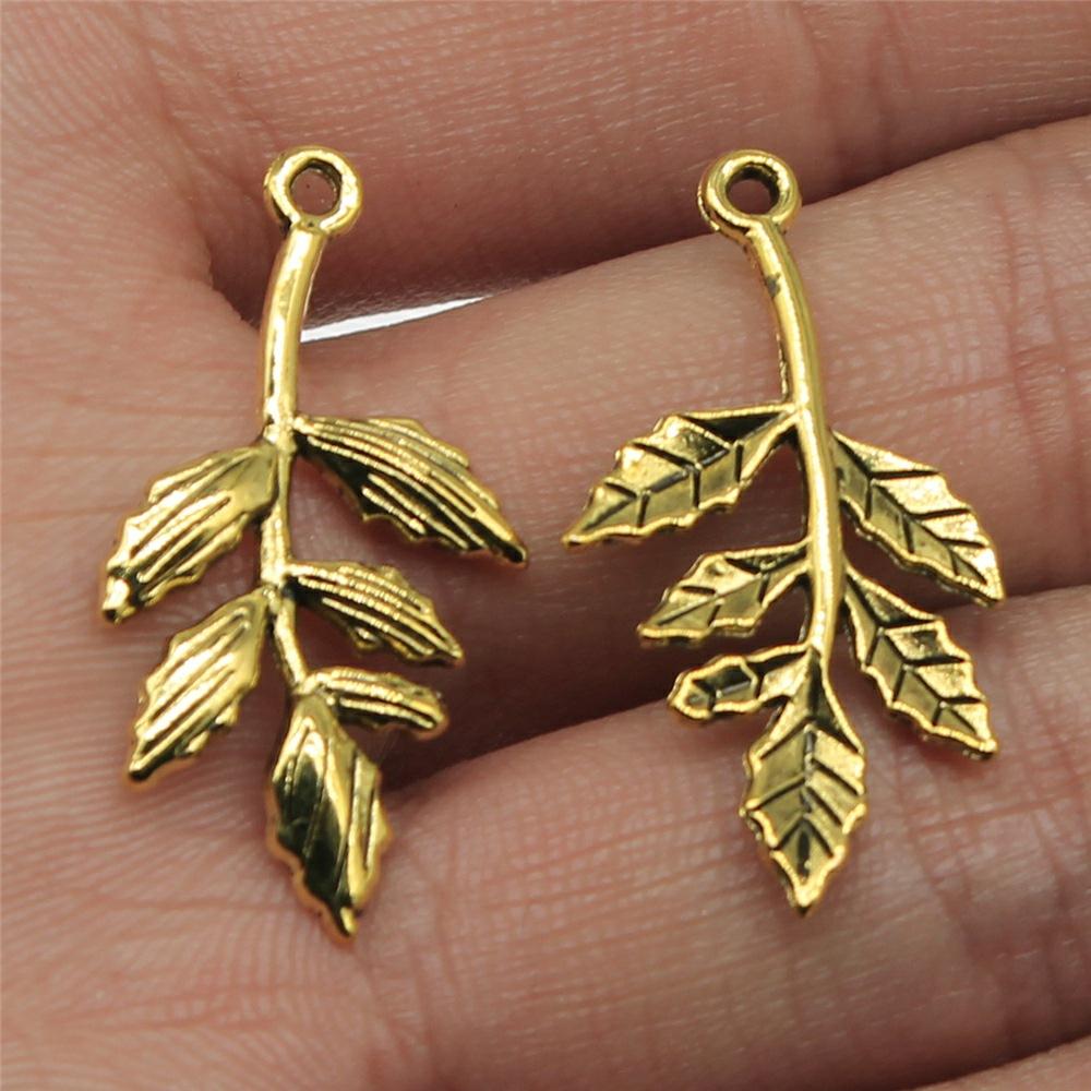 10pcs Flower Branch Tree Branch Charms Connector For Earring Making Necklace Making Diy Handmade Craft