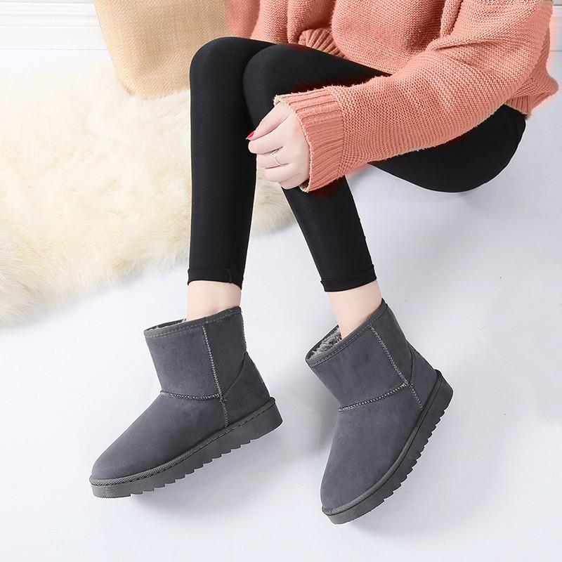 Autumn and Winter New Thermal Cotton Boots Women's Cotton Boots Piled Thickened Thermal Short Boots Women's