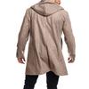 Men's New Winter Style Fashion  Hat And Wool Overcoat Comfortable Warm Coat