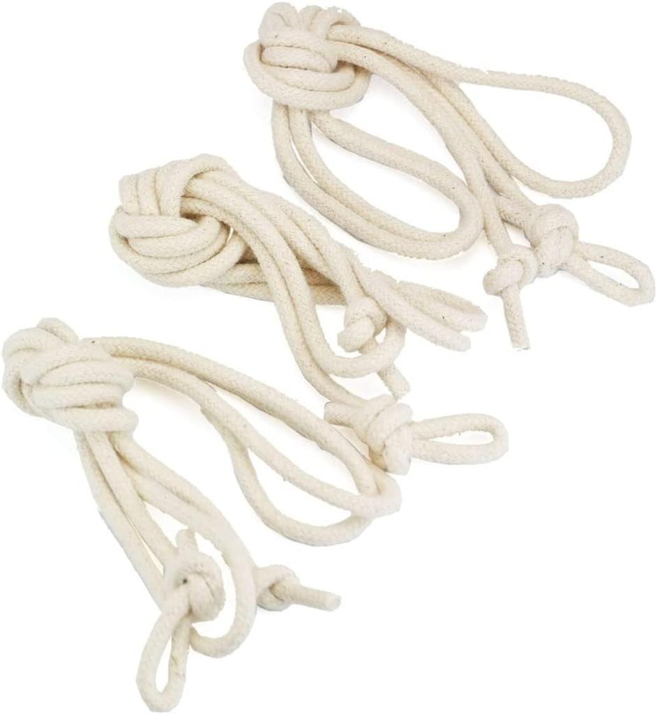 plain wooden tops oak set of that can be painted or Includes Long-spinning, 5.8cm diameter, (red handles, 3) crafted. string.