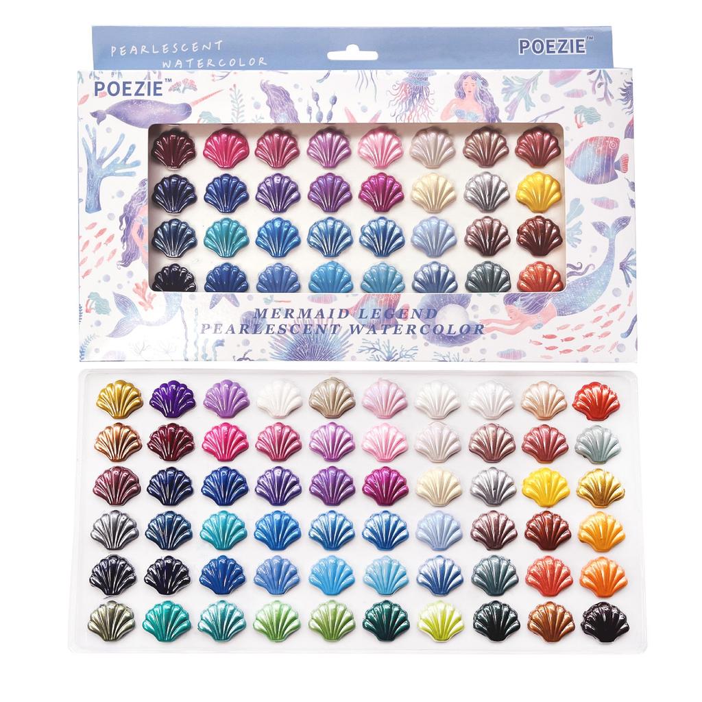 Pearlescent Watercolor Pigment - Color-Changing Gold for Nail Art & Thangka Painting.
